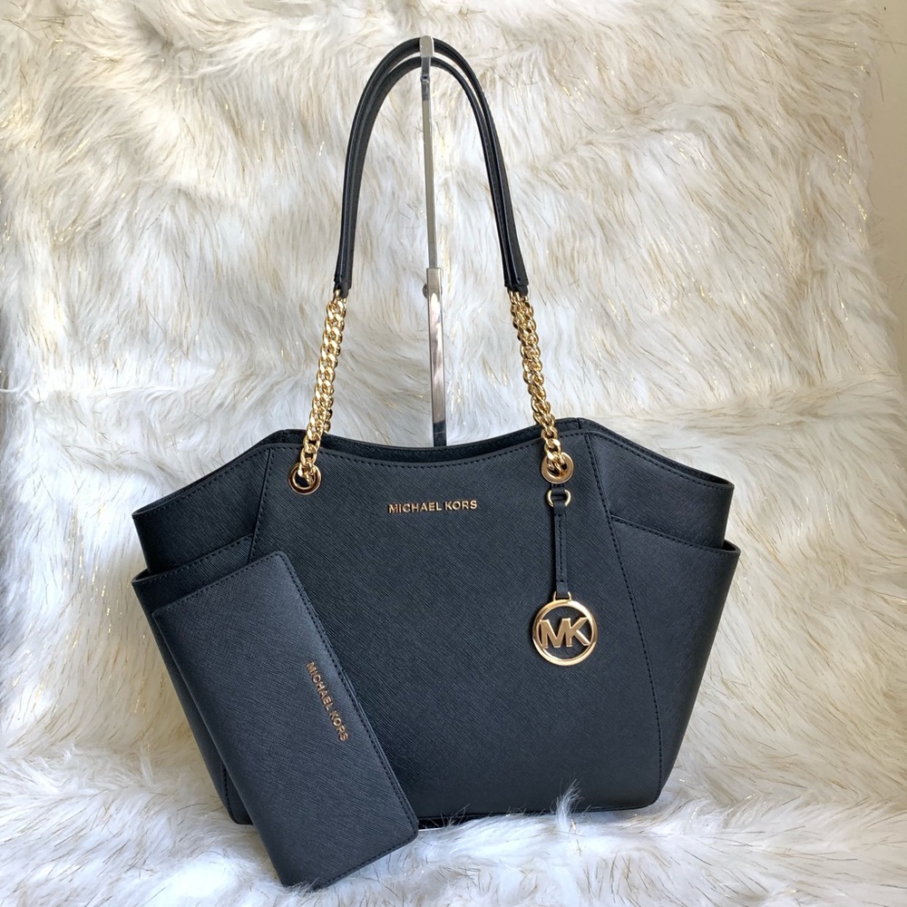 Michael Kors JETSET CHAIN SHOULDER BAG W/WALLET